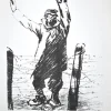 Hot Pamono Pietro Morando, Surrender, Original Lithograph, 1950s