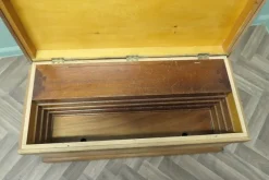 New Pamono Pine Carpenters Tool Chest Apprentice Piece This Is a Strong Good Quality Box, 1920