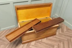 New Pamono Pine Carpenters Tool Chest Apprentice Piece This Is a Strong Good Quality Box, 1920