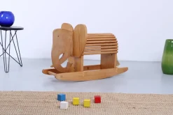 Online Pamono Pine Elephant Children's Rocking Chair, 1970s
