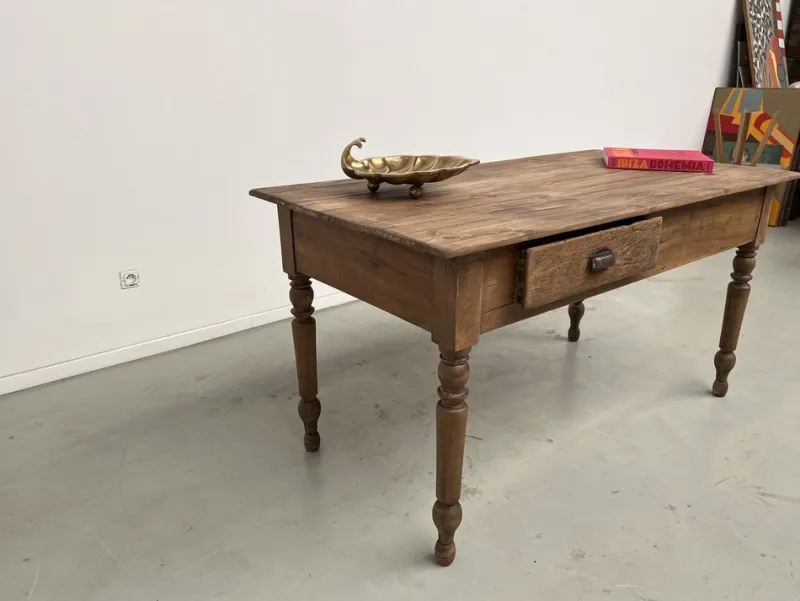 Sale Pamono Pine Farmer's Worktable, 1950s