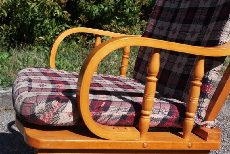 Hot Pamono Pine Rocking Chair, 1970s