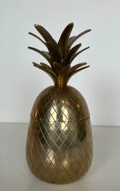 Clearance Pamono Pineapple Ice Bucket in Brass and Steel
