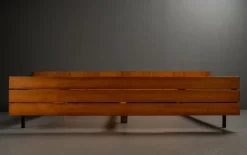 Pamono Pinewood Double Bed, Germany, 1950s> Beds & Bedroom Sets