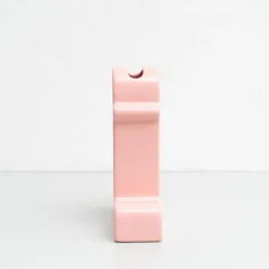 Pamono Pink Ceramic Shiva Flower Vase by Ettore Sottsass for BD Barcelona><noscript><img width=