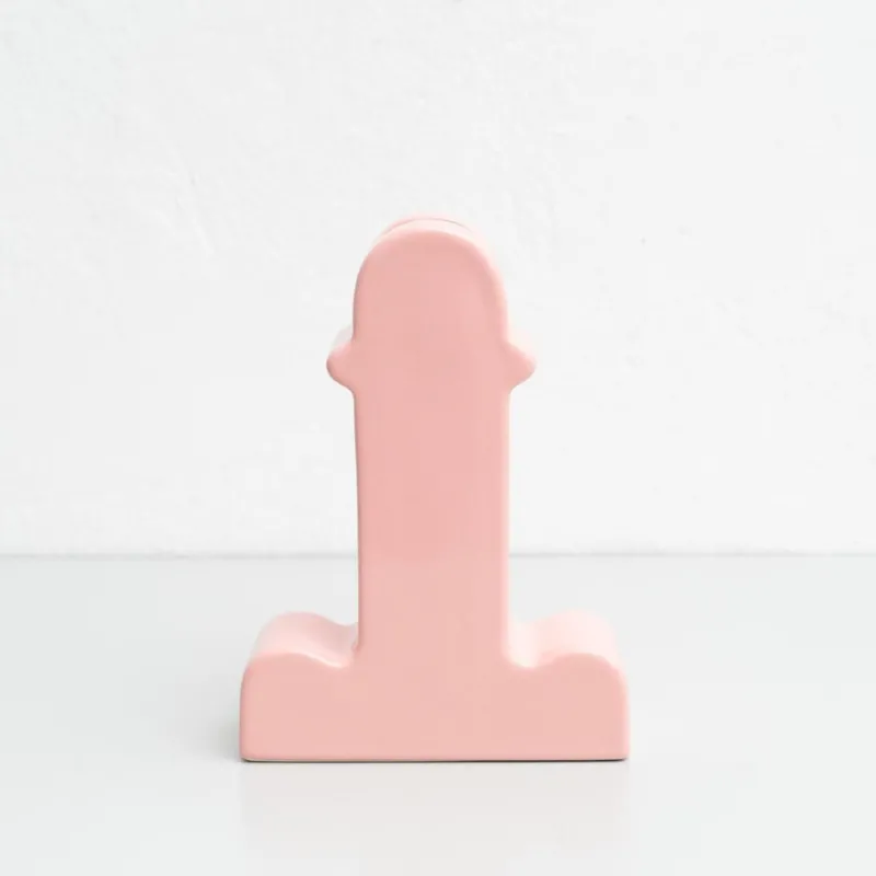 Pamono Pink Ceramic Shiva Flower Vase by Ettore Sottsass for BD Barcelona> Tabletop