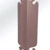 Pamono Pink Flower Coat Hanger from Ferdinando Meccani, 1976> Racks, Hooks & Valets