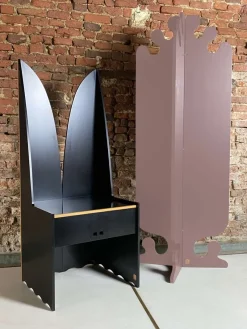 Pamono Pink Flower Coat Hanger from Ferdinando Meccani, 1976><noscript><img width=