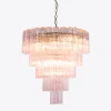 Clearance Pamono Pink Grande Treviso Chandelier from Pure White Lines