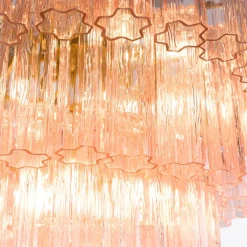Clearance Pamono Pink Grande Treviso Chandelier from Pure White Lines