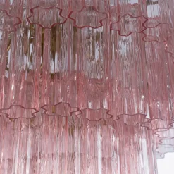 Clearance Pamono Pink Grande Treviso Chandelier from Pure White Lines