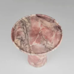 Pamono Pink Marble Cone Side Table from Kiwano Concept> Tables