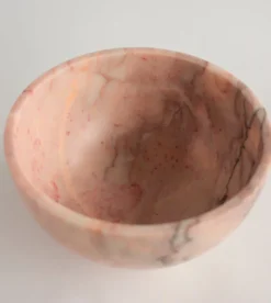 Online Pamono Pink Marble Fruit Bowl from Kiwano Concept