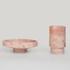 Pamono Pink Marble Vase or Wine Cooler from Kiwano Concept><noscript><img width=