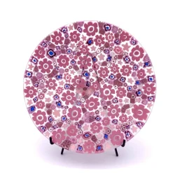 Best Pamono Pink Murano Glass Plate from YourMurano