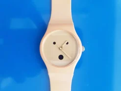 Online Pamono Pink Plastic and Rubber Wrist Watch by A. Mendini for Museo Alchimia, 1990s