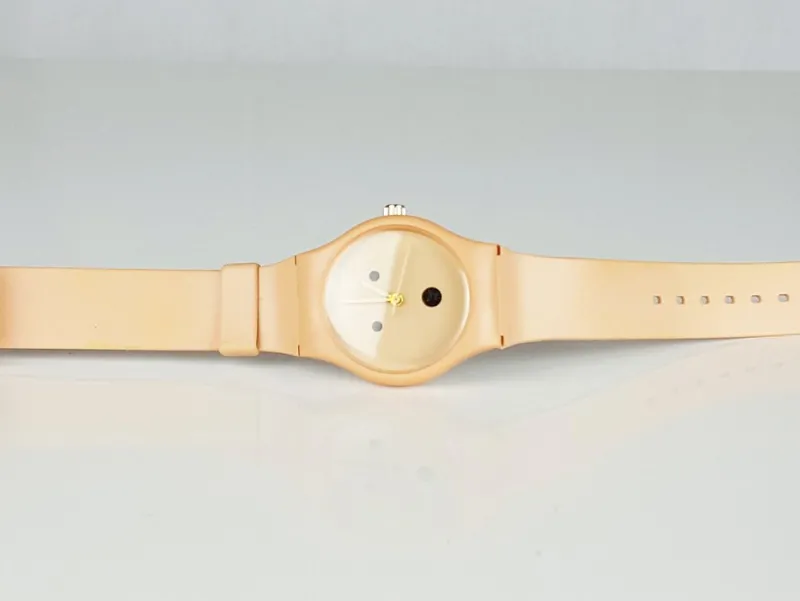 Online Pamono Pink Plastic and Rubber Wrist Watch by A. Mendini for Museo Alchimia, 1990s