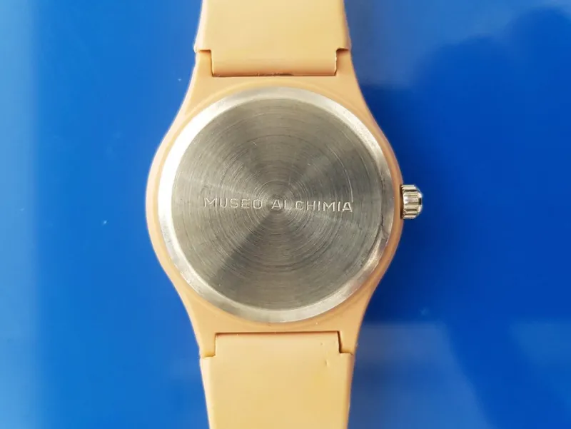 Online Pamono Pink Plastic and Rubber Wrist Watch by A. Mendini for Museo Alchimia, 1990s