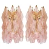 Hot Pamono Pink Poliedri Murano Glass Gold 24k Wall Sconces by Simoeng, Set of 2