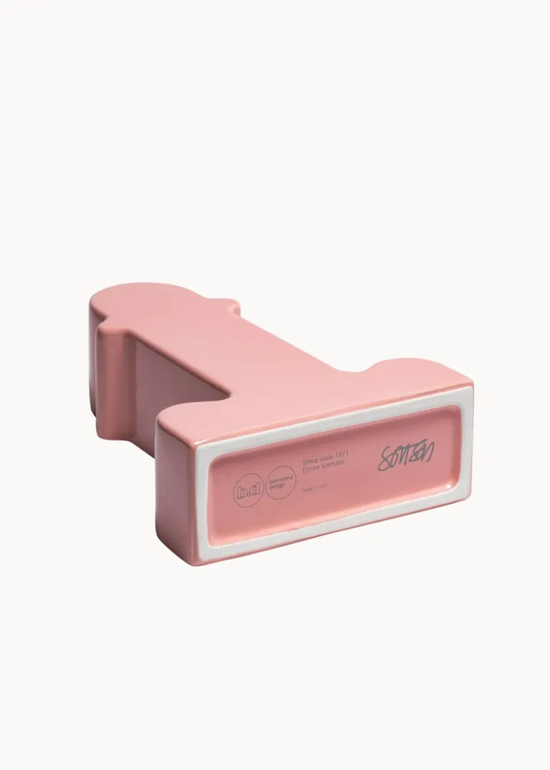 Pamono Pink Shiva Vase by Ettore Sottsass for BD Barcelona> Tabletop