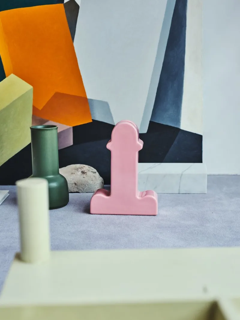 Pamono Pink Shiva Vase by Ettore Sottsass for BD Barcelona> Tabletop