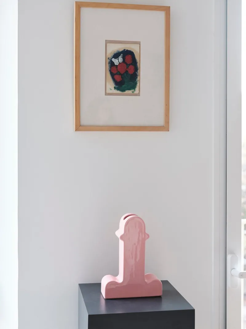 Pamono Pink Shiva Vase by Ettore Sottsass for BD Barcelona> Tabletop
