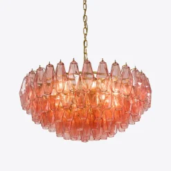 Discount Pamono Pink Sorrento Chandelier from Pure White Lines