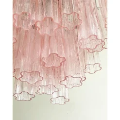 Pamono Pink Tronchi Murano Glass Chandelier by Simoeng><noscript><img width=