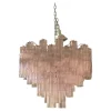 Sale Pamono Pink Tronchi Murano Glass Chandelier by Simoeng
