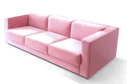 Pamono Pink Velvet Sofa from Moanne><noscript><img width=