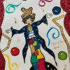 Pamono Pinkhas, Crazy Juggler, 2025, Mixed Media on Paper> Work On Paper