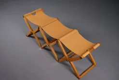 Pamono Pippa Folding 3 Seater Bench by Rena Dumas for Hermès Paris><noscript><img width=