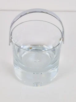 Pamono Pippi Glass Ice Bucket by Vicke Lindstrand for Kosta Boda, Sweden, 1970s><noscript><img width=