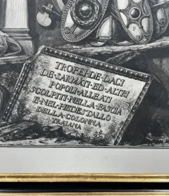 Pamono Piranesi, Trophy of the Dacians Bas-Relief on Trajan's Column, 1800s, Engraving><noscript><img width=