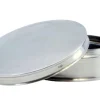 Outlet Pamono Plain Silver Box for Circular Rosary