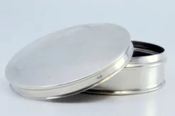 Outlet Pamono Plain Silver Box for Circular Rosary