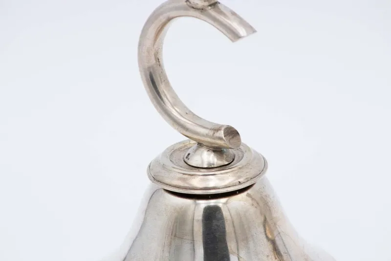 New Pamono Plain Silver Candlesticks, Set of 2