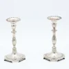 Pamono Plain Silver Candlesticks, Set of 2> Candleholders
