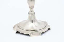 Pamono Plain Silver Candlesticks, Set of 2> Candleholders