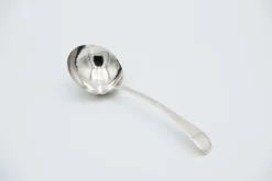 Best Pamono Plain Silver Sauce Spoon with Circular Ladle and Handle