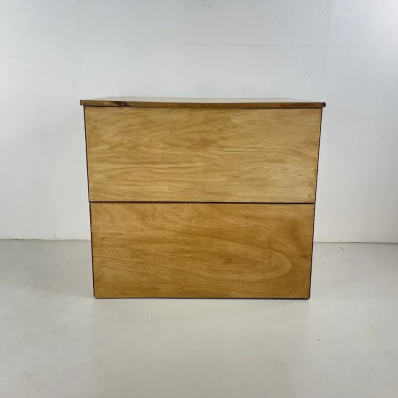 Pamono Plan Chest with Brass Cup Handles, 1930s> Dressers, Commodes & Chests