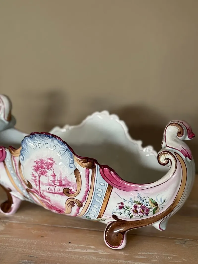 Pamono Planter from Saint Clément, 1890s> Planters And Jardiniere