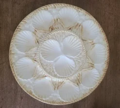 Pamono Plates and Oyster Dish, 1920s, Set of 9> Dinner Plates & Bowls