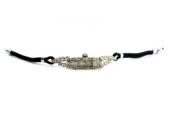 Pamono Platinum Watch with Brilliant-Cut Diamonds and Bracelet with Cordonèe