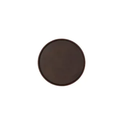 Online Pamono Plato Dark Brown Tray Round No.02 Defne Koz for Uniqka