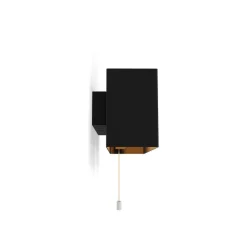 Pamono 6135PM Black with Mini Pull Switch Wall Lamp from Disderot><noscript><img width=