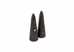 Pamono Pok Collection Salt Mill and Pepper Grinder Set in Beech Wood by SoShiro, 2019, Set of 2><noscript><img width=