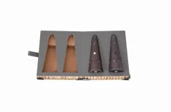Pamono Pok Collection Salt Mill and Pepper Grinder Set in Beech Wood by SoShiro, 2019, Set of 2><noscript><img width=