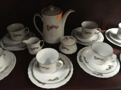 Pamono Polish Porcelain Tableware Set from Ćmielów, 1950s, Set of 30