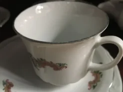 Pamono Polish Porcelain Tableware Set from Ćmielów, 1950s, Set of 30